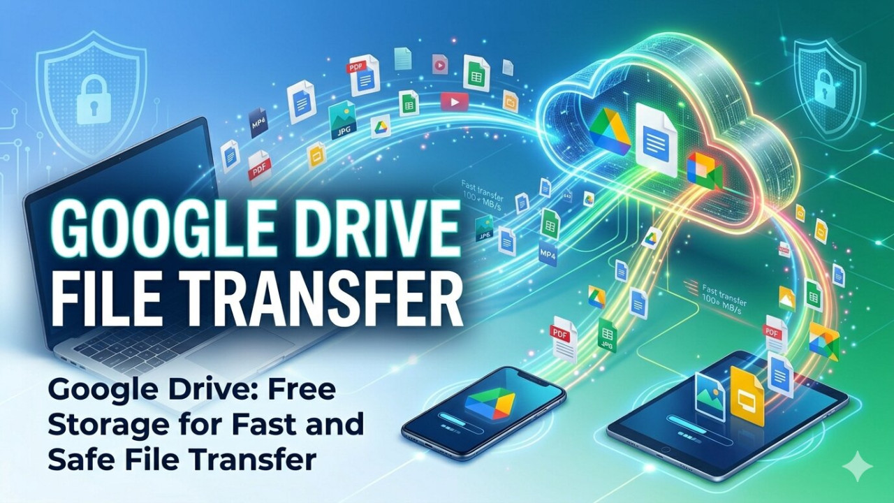 Google Drive: Free Storage for Fast and Safe File Transfer